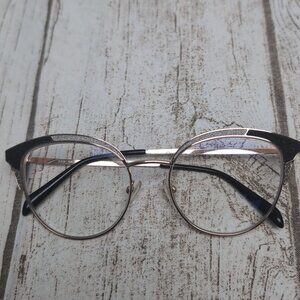 Emilio Pucci EP 5155  Black Metal Cat Eye Optical Eyeglasses Frames